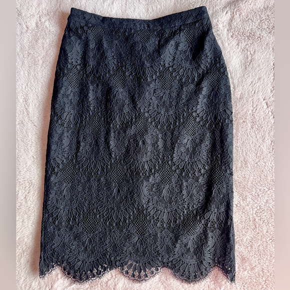 Bebe Black Lace Skirt - Picture 1 of 10